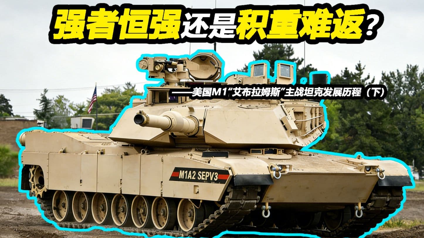 M1艾布拉姆斯主战坦克发展历程下集视频封面